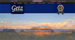 Desktop Screenshot of getzfuneralhome.com